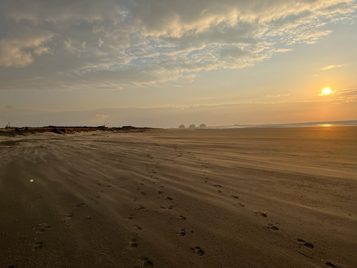 captdbrown's tweet image. View of the beach in Dunkirk France.