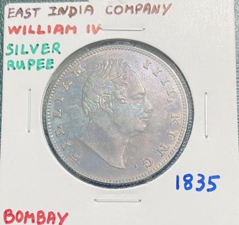 #RareCoins 

William 1835 Silver Rupee East India Comapany .

What a Beauty !