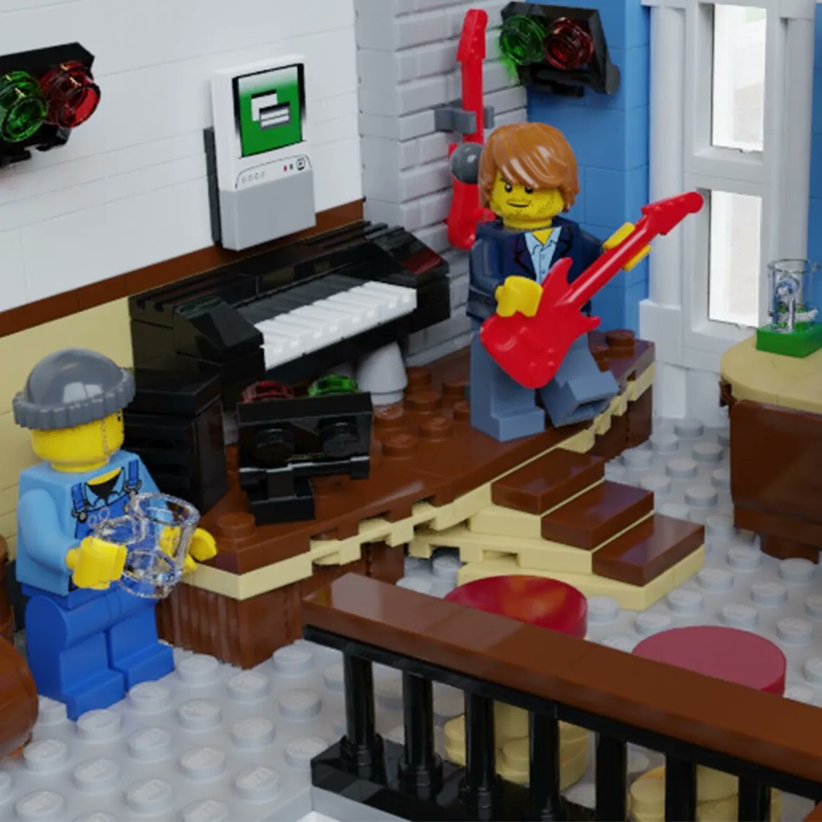 bricked1980's tweet image. Its five years today since I first posted this MOC online. A London Pub I designed called "The Queen Bricktoria" 🍺🍻
#LEGO #LEGOMOC #Rebrickable rebrickable.com/mocs/MOC-28774…