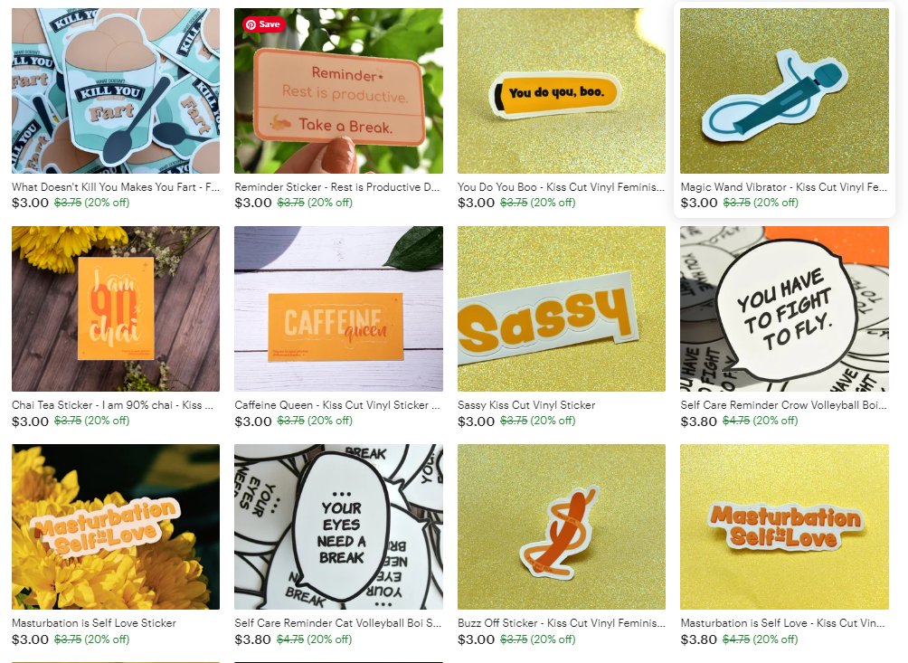 Spring has sprung, and so has a sticker sale :)