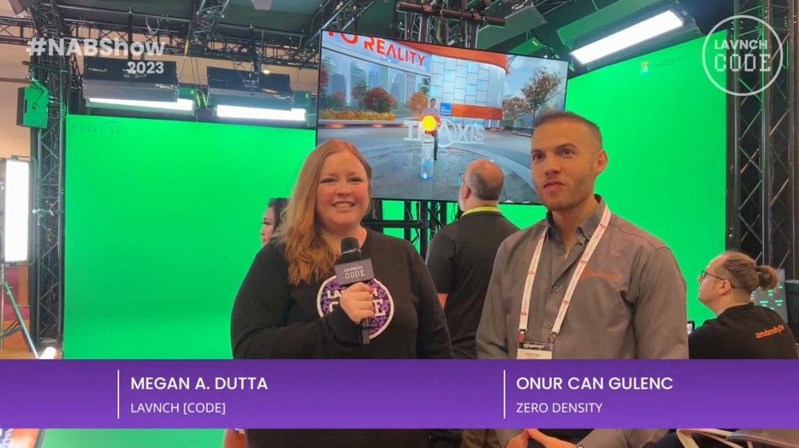 LAVNCHCODE's tweet photo. Zero Density’s Onur Can Gulenc took @MeganADutta on a tour of the company’s booth at the 2023 NAB Show in Las Vegas. Follow them around the booth below ⤵️
@0Density @NABShow #NABShow #AVtweeps #Sponsored #unrealengine #virtualbroadcast #esports #Virtual
https://t.co/26UxfGimyA https://t.co/RNNhwzIO0A