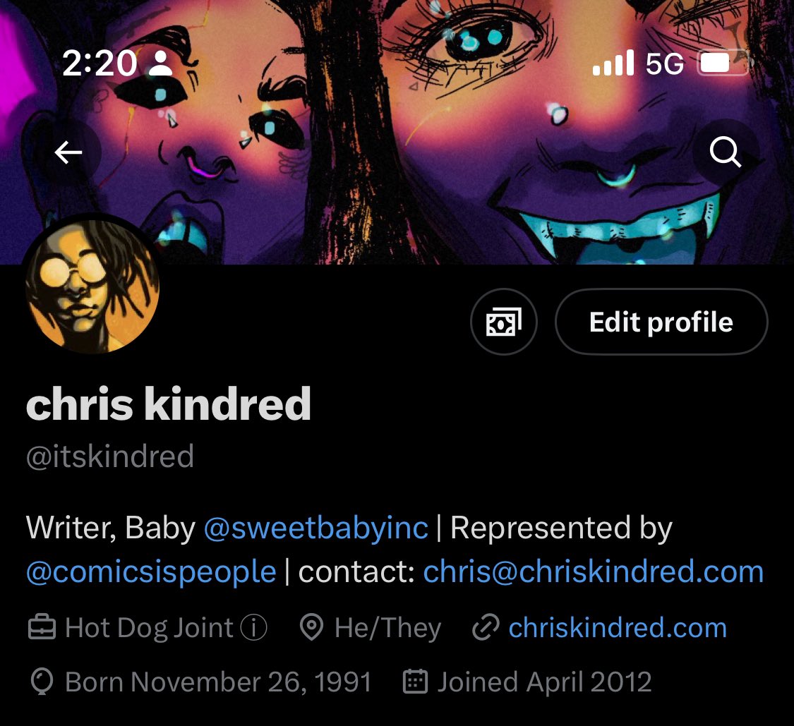 chris kindred tweet media