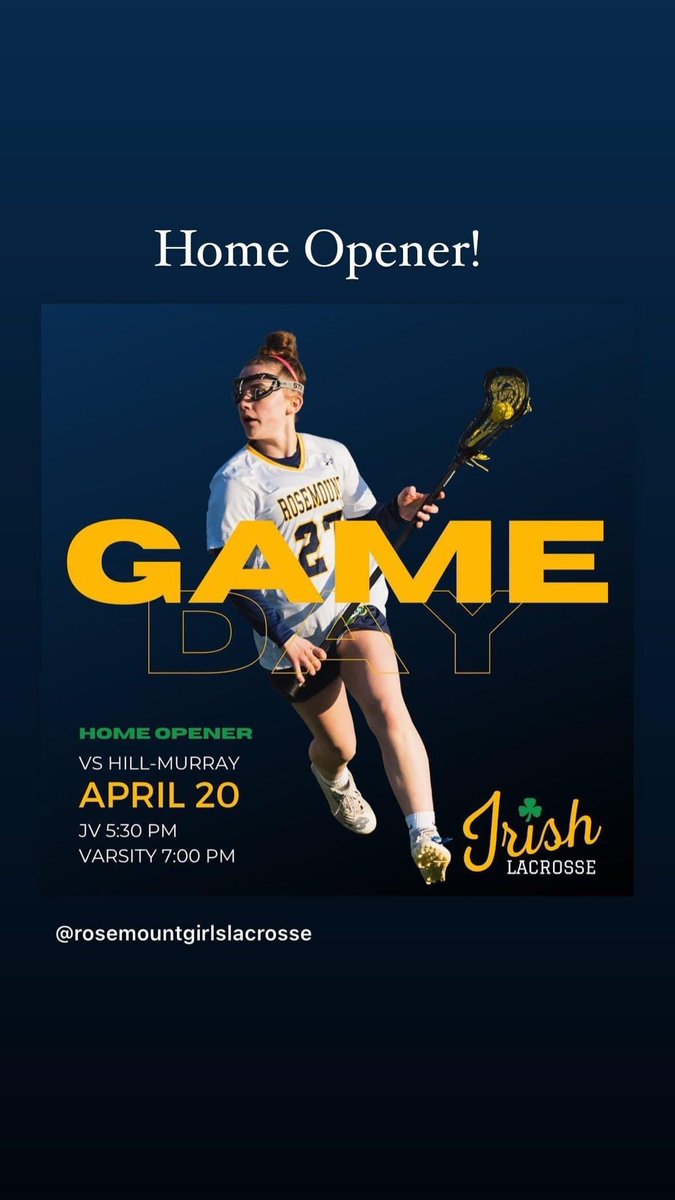 Dress warm 🥶 Home Opener tonight ☘️!!