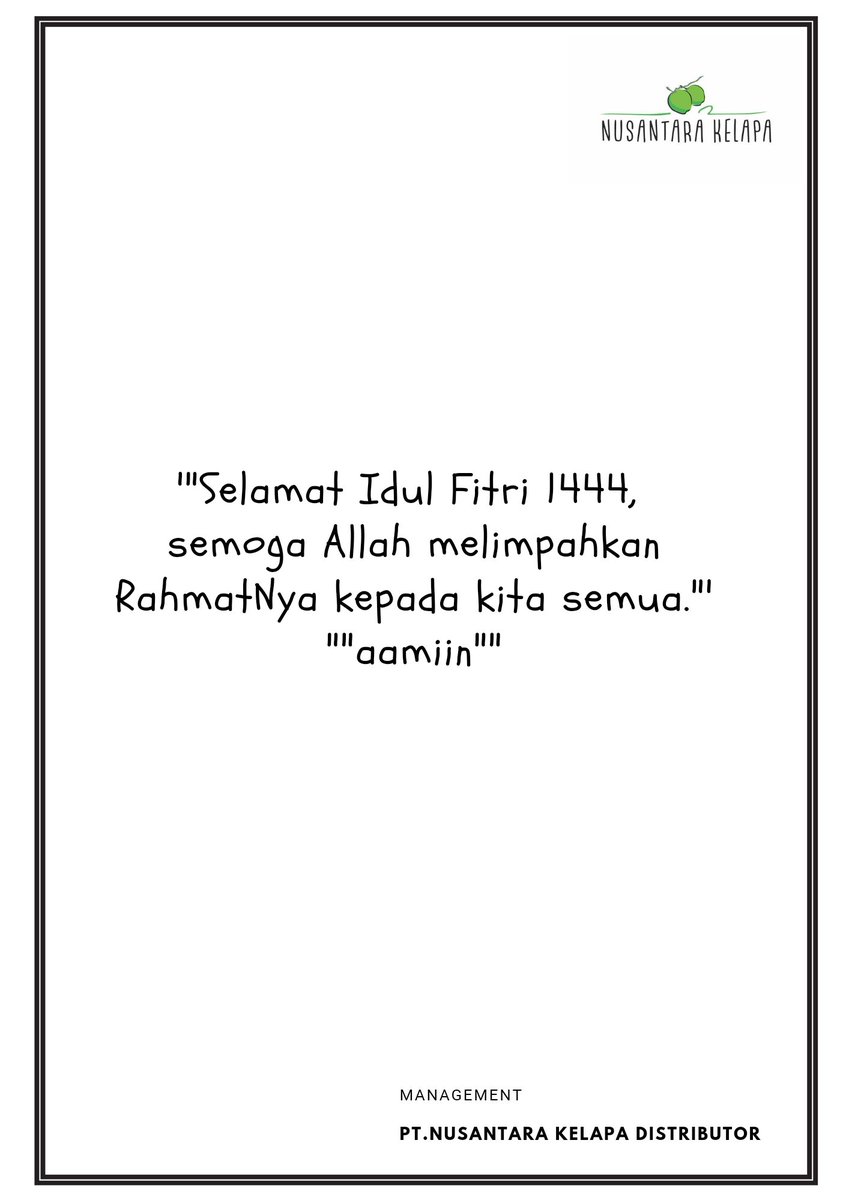 beraws's tweet photo. Wilujeng boboran siam 1444 H

Selamat Hari Raya Idul fitri 1444 https://t.co/PE5z67NJOM