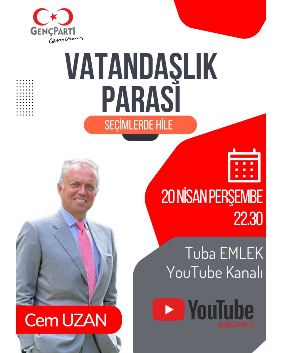 CemCUzan's tweet photo. #cemuzan #gençparti #vatandaşlıkparası #ekonomi #doviz #anayasa101 #dolar #seçim23 #seçim2023
#seçim
#tepkinigöstergençpartiyeoyver https://t.co/2LYxsiAbi4