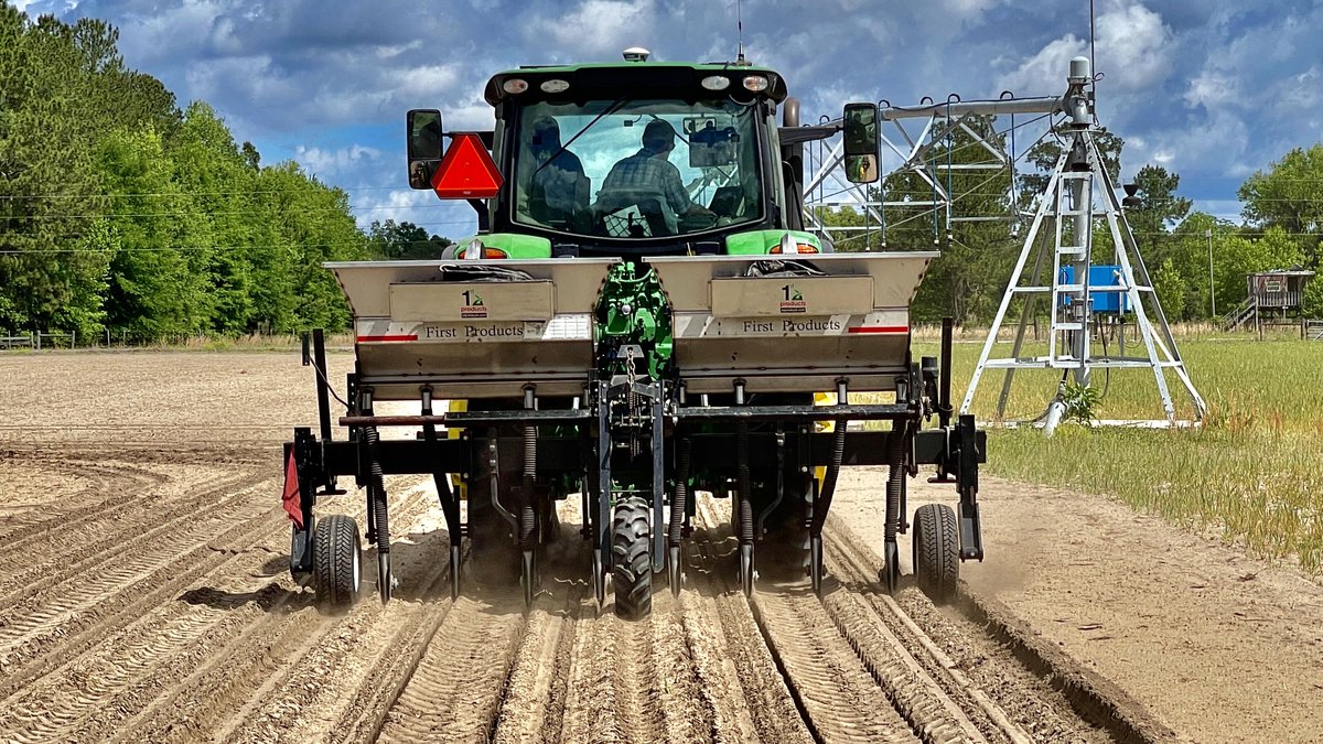 RakeshSingh_UF's tweet photo. 🌽👨🌾Our project is underway! We're developing precision N application & placement data for corn growers to improve on-farm management. Our goal is to maximize crop utilization of soil nitrogen & minimize NO3-N leaching. #CornFarming #PrecisionAg #Leaching #ScienceForFarmers #BMP https://t.co/gPiSSFlMsg