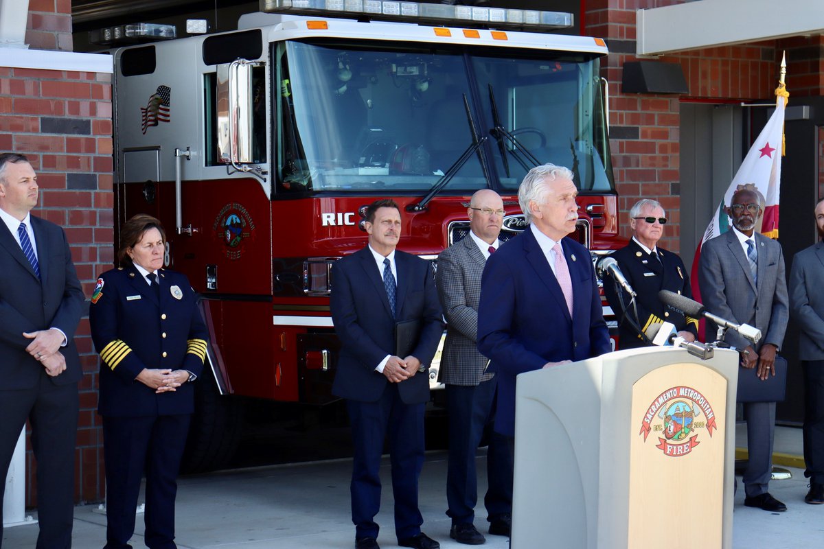 Chief of Field Services Pat Morrison closes out the #FireServiceOneVoice tour today in Sacramento: “We must act now to establish a comprehensive fire fighter cancer strategy that invests in research, provides access to cancer screening for fire fighters, and eliminates PFAS.”