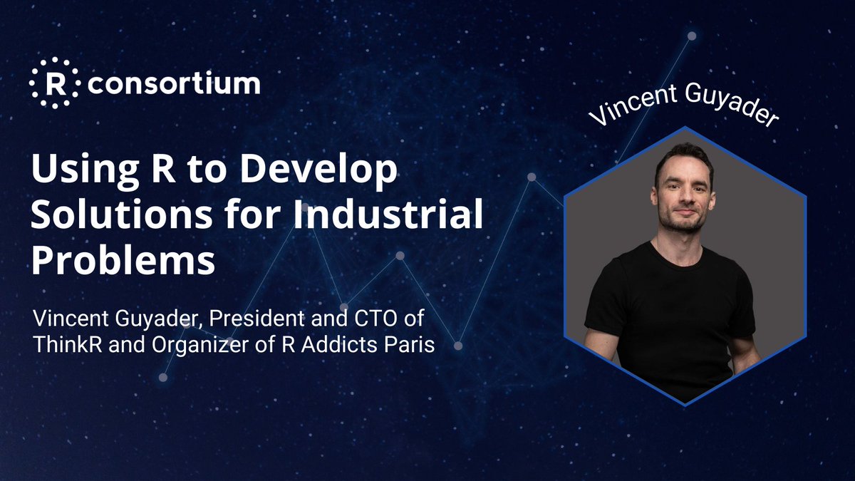 RConsortium's tweet photo. Vincent Guyader, president and CTO of @thinkR_fr and organizer of the R Addicts Paris, shares his experience in developing solutions to scientific and industrial problems. He also highlights the growth of the R community in France. #Rproramming #Rstats ➡️ https://t.co/qLH118pnag https://t.co/czRNYfepJw
