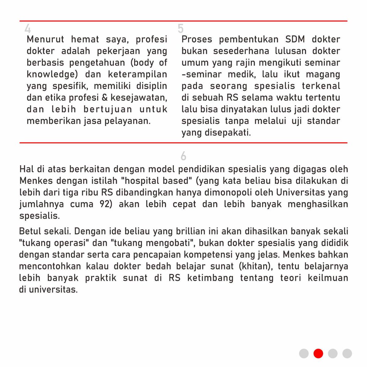 PBIDI's tweet photo. "Mendidik Dokter Tidak Sama dengan
Mencetak "Tukang Operasi" / "Tukang Mengobati".
Sebuah tulisan dan isi pikiran dari Senior sekaligus Guru Kami Prof. Dr. Zainal Muttaqin, Sp. BS(K), Ph.D. https://t.co/jJ9BVu0Zal