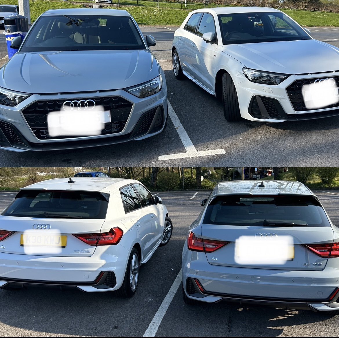catrinjonesAVH's tweet photo. Hello beauties 🥰 #hisandhers #23plate #audi #lucky https://t.co/1tZ6eKyRha