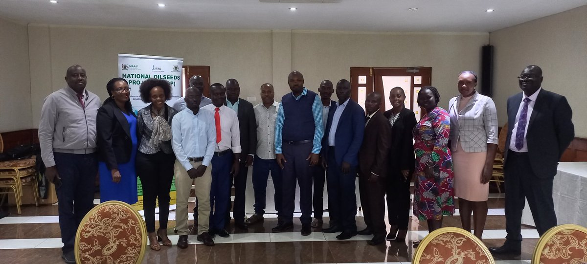 Warm welcome and congratulations upon being hired'. Said @chrisgumi  the project manager during an orientation and planning meeting for the @NOSP_UG  staff held today April 20th 2023 at Imperial Golfview Entebbe.
@MAAIF_Uganda 
@FrankTumwebazek 
@DrRwamiramaBK