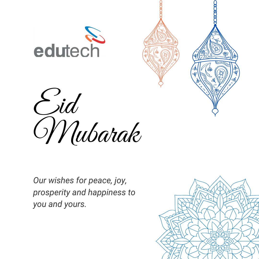 عيدكم مبارك و تقبل الله طاعتكم

From everyone at Edutech, we wish you Eid Mubarak