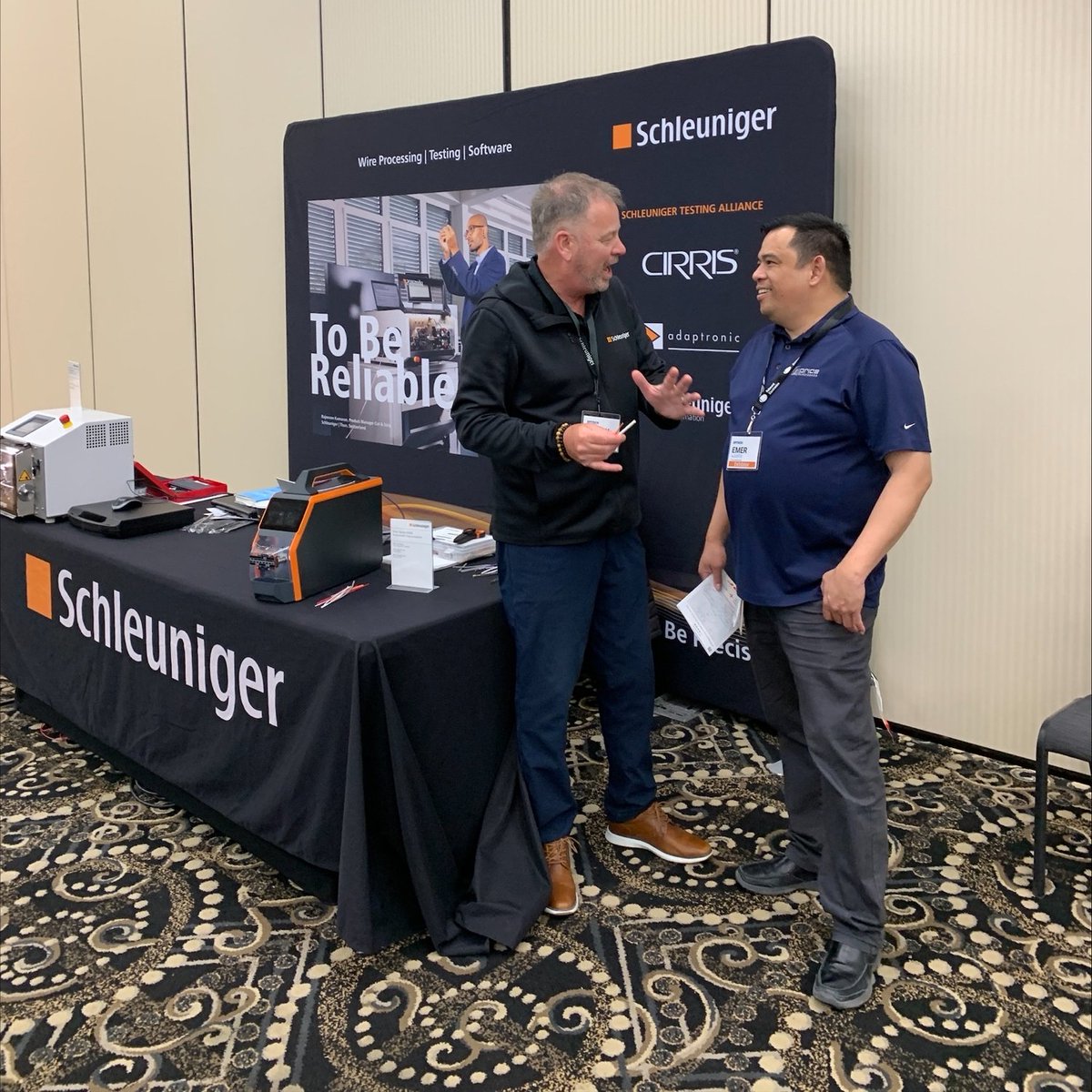 SchleunigerInc's tweet image. ⚡ Attending EPTECH Winnipeg? ⚡

Don&apos;t forget to stop by the Schleuniger booth to connect with our Canadian sales manager, Harry Coates, for hands-on demonstrations of our advanced wire processing solutions!

#EPTECH2023 #Innovation #WireProcessing #Technology #WireandCable