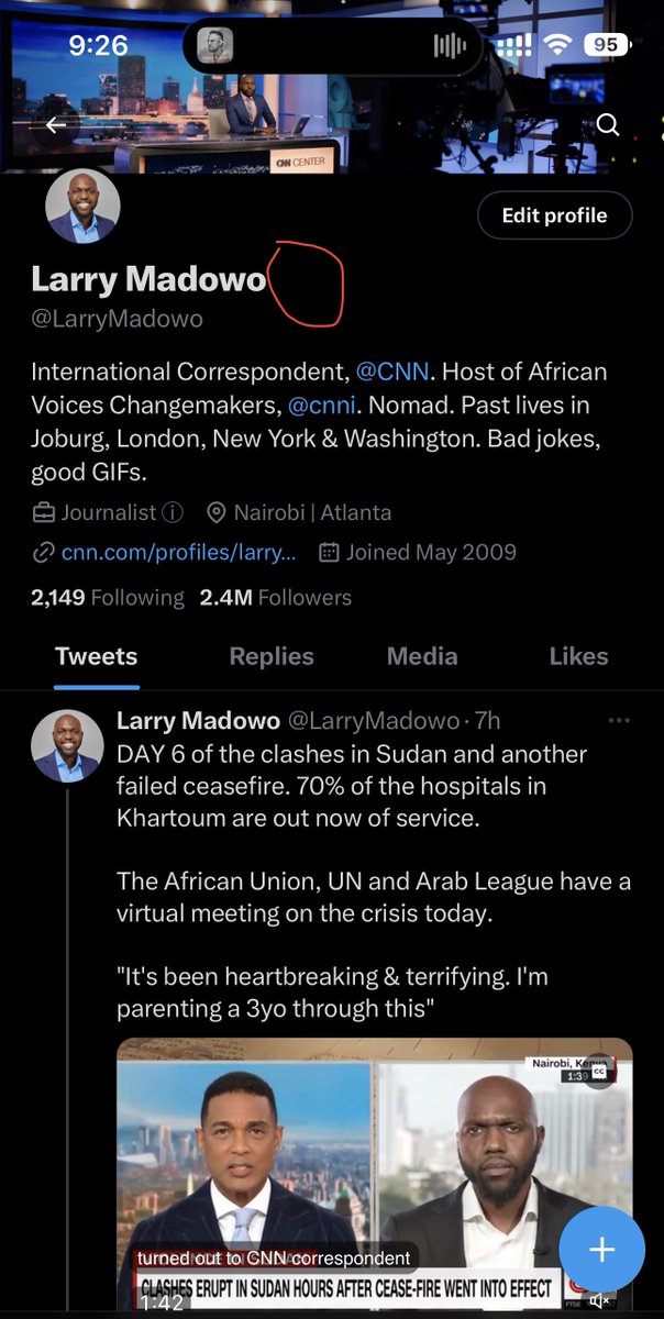 Larry Madowo tweet media