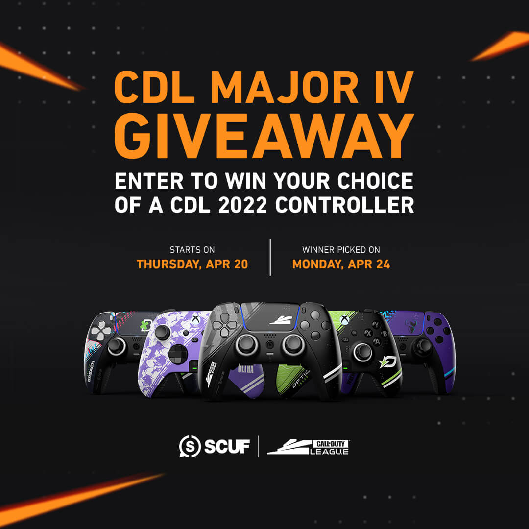 ScufGaming's tweet image. Another #CDL2023 Major means one thing... your chance at a brand new SCUF. 😎

To enter:

🔁 RT
✅ Follow @CODLeague &amp;amp; @SCUFGaming
⬇️ Tag a friend and reply with #TeamSCUF

Winner chosen on April 24th.