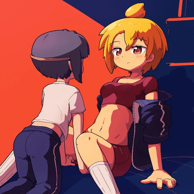 にらめっこ 