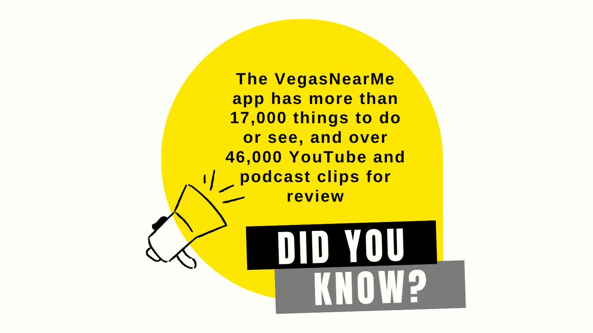 VegasNearMe's tweet image. If you are looking for something to do in Las Vegas, the VegasNearMe app is a must-download. Book a hotel. Watch reviews of where to eat. Purchase tickets to a show. Redeem your coupon for a great deal on wine and much more! Download get.vegasnearme.com
#VegasNearMe #LasVegas