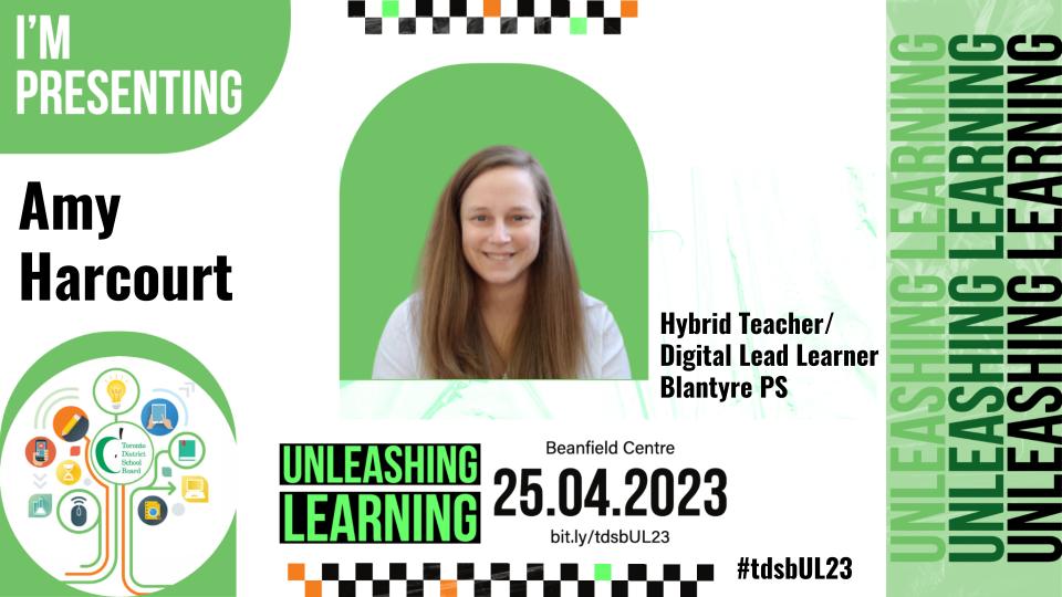 @TDSB Unleashing Learning is back!  Find me at my micro-session 'Jump Into Coding with CS First', and presenting alongside @tjanseq11 and @EDUholtz27
about documenting student learning across all grades!  #tdsbUL23
@LC3_TDSB
@TDSB_DLL
@BlantyrePS_TDSB