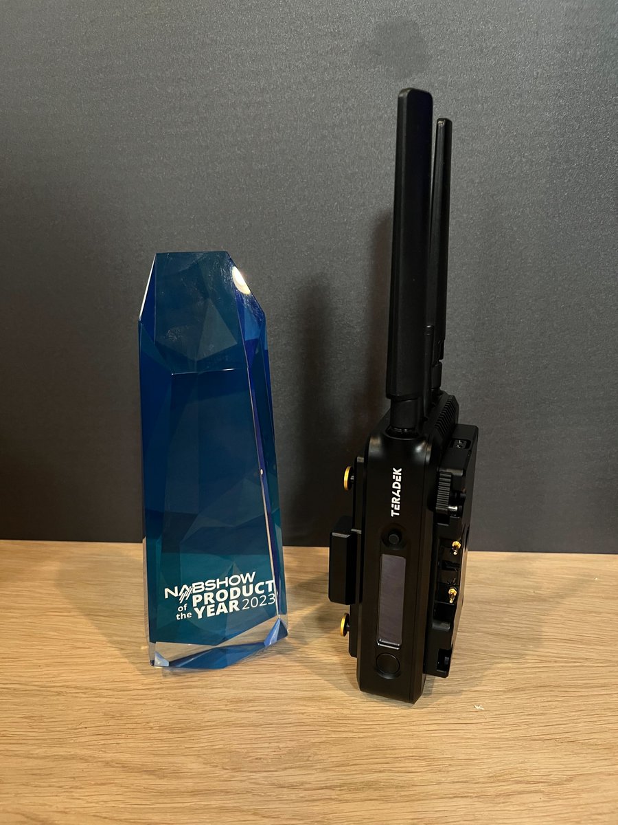 Teradek's tweet photo. Thank you to @NABShow for honoring Prism Mobile with the 2023 Product of the Year Award! Learn more about Prism Mobile and the rest of our NAB showcase at https://t.co/xYNuEIDe0F
#nabshow #nab2023 #broadcast #streaming #liveproduction #networkbonding #fieldstreaming https://t.co/2UwBxusC9i