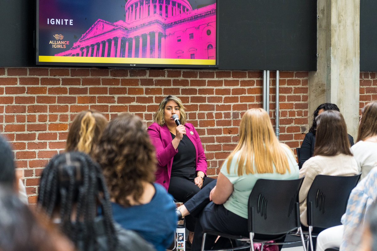 We are still inspired by the fireside chat with Senator Caroline Menjivar at our  #IGNITEtheCapitol2023 event on Monday where she discussed her experience as a queer woman of color in the CA senate and shared powerful advice for youth who intend to run for office in the future.