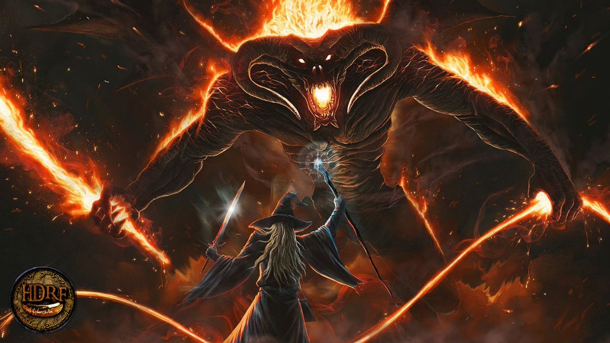 HerrderRingeFan's tweet photo. Der Balrog ist schon ein mächtiges Wesen und sie waren einer der mächtigsten Diener von Morgoth.
Nur wenige haben es geschafft einen Balrog zu töten und einige sind selbst dabei gefallen.
Auch unser lieber Gandalf musste sich der Bestie stellen.
LG Florian https://t.co/oh4CECDzwn