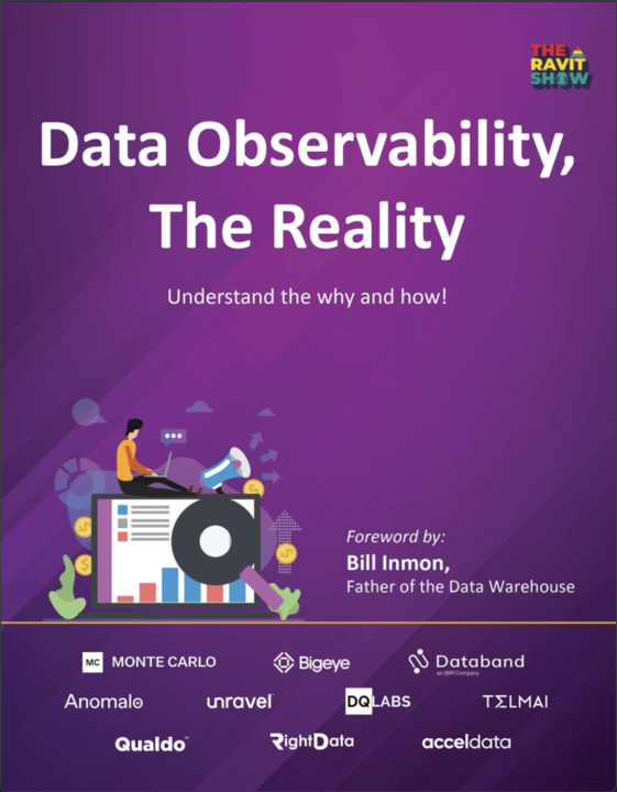 telmai1's tweet image. Hot off the press! Check out this must-read book about why organizations need #DataObservability featuring authors from @telmai1 ,@Bigeyedata ,@acceldataio ,@anomalo_hq,@montecarlodata ,@unraveldata,@DQLABSAI & Industry leaders like
@SanjMo ,@InmonBill , Joe Reis