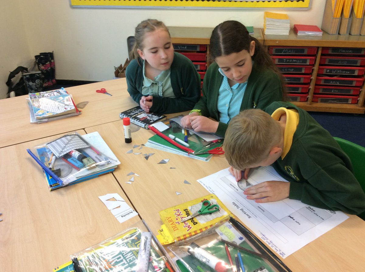 StMarysRCSch's tweet photo. Dosbarth Crwban worked well in groups today to classify different types of triangle. Gwaith gwych blant! ๐#SMRY5 โฆ@EAS_Numeracyโฉ https://t.co/Dj4wpCxW1y