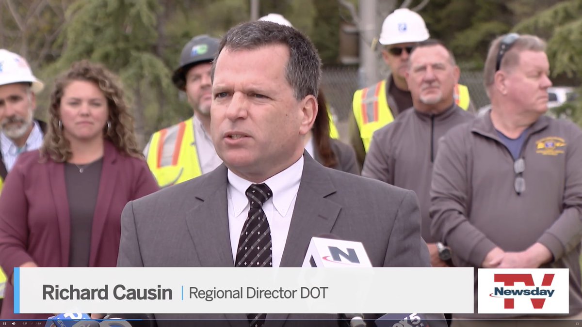 NYSLOF's tweet photo. Laborers Keep NY Safe!
#Local1298 joined a Long Island press conference in support of the state’s first speed camera program on highway construction zones. It’s intended to protect workers in the field from intrusions and car accidents. #SafetyFirst https://t.co/EWPV91FxGk