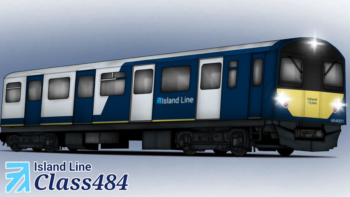 Island Line Class484 『D-Train』
描きました。

もとロンドン地下鉄のちょっと変わった車両です。
Class230などもだいたい同じような見た目ですが、一番デザインが好きなIslandLineのClass484を描いてみました。