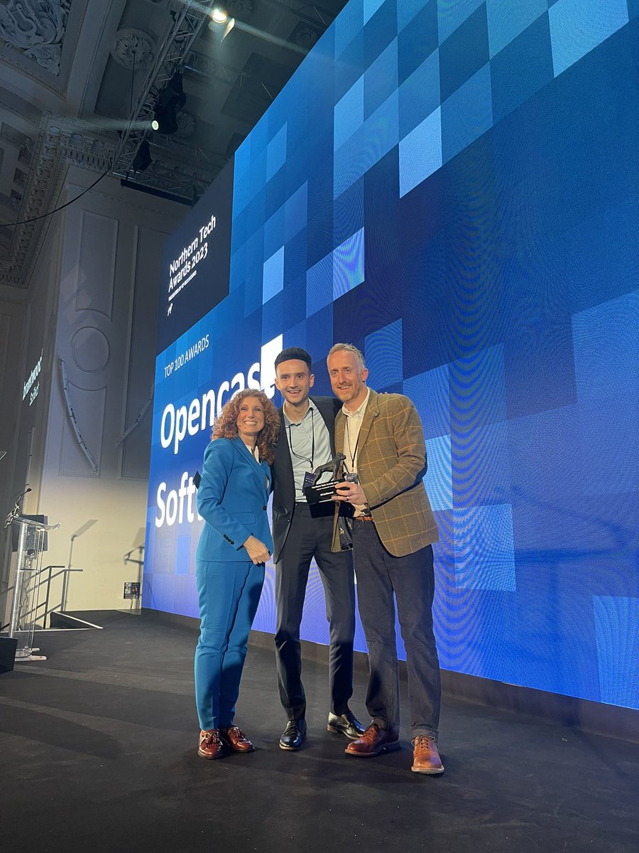 GPBullhound's tweet image. This year the Judges’ Leadership award goes to @teamOpencast! Congrats on being the management team with the strongest vision and best leadership!  #NorthernTechAwards