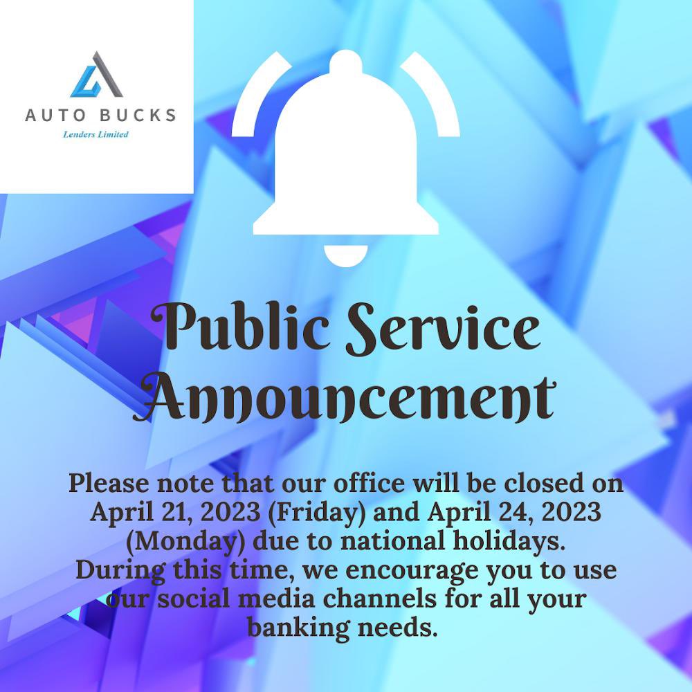AutoBucks Lenders Limited tweet media