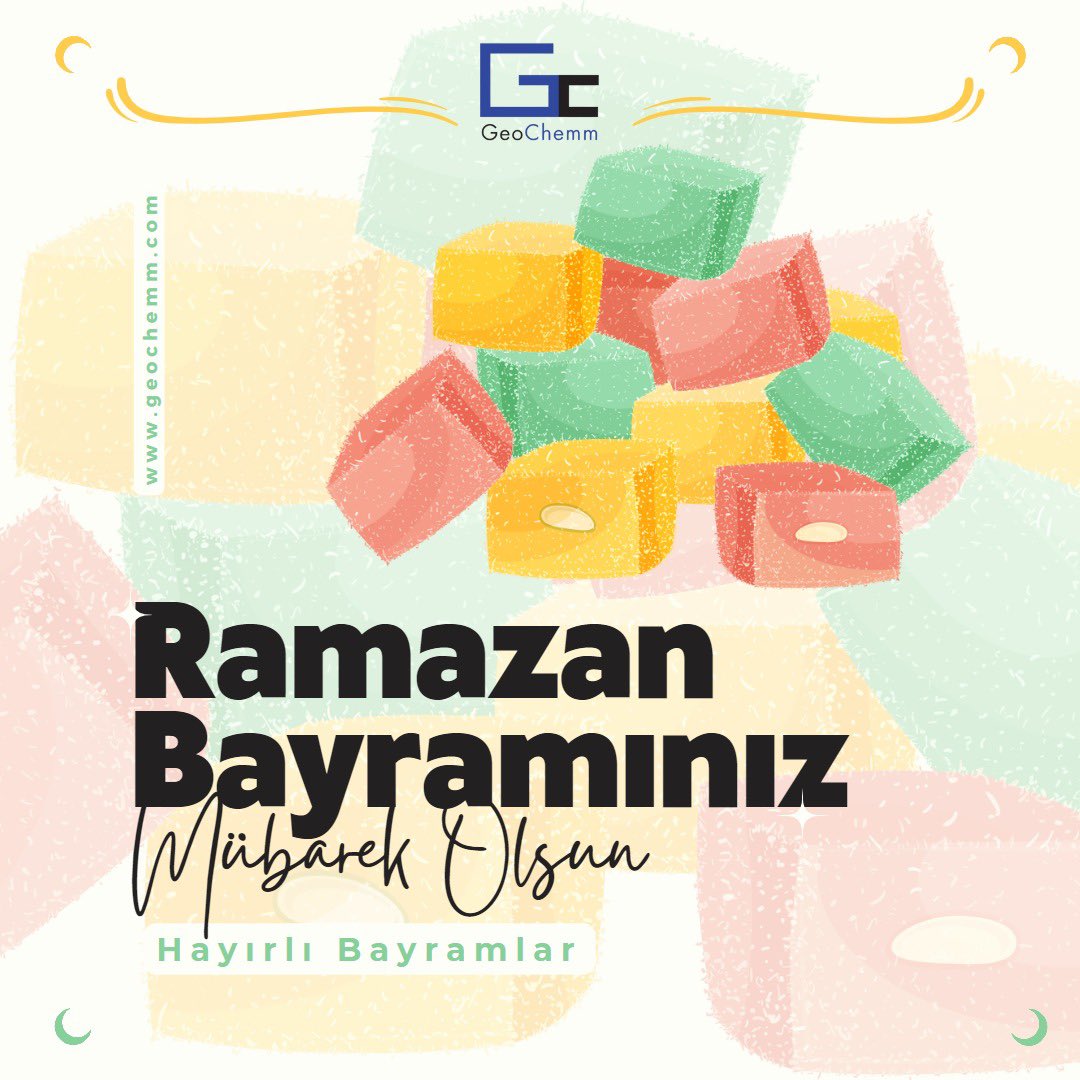 GeoChemm's tweet photo. Milli ve manevi değerlerin coşkuyla yaşandığı, toplumsal bağların güçlendiği, huzur, barış, sevgi ve kardeşlik ortamının pekiştiği müstesna günlerden olan Ramazan Bayramı’mız Kutlu Olsun.
Mutlu Bayramlar.
#MutluBayramlar #RamazanBayramı #GeoChemm #GeoLab #SimplifyTheMagnificence https://t.co/pMI1F2rJdA