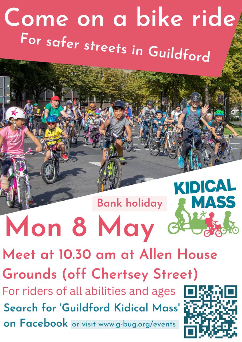 Join us on 8th May! #KidicalMass #StreetsForEveryone #StreetsforKids