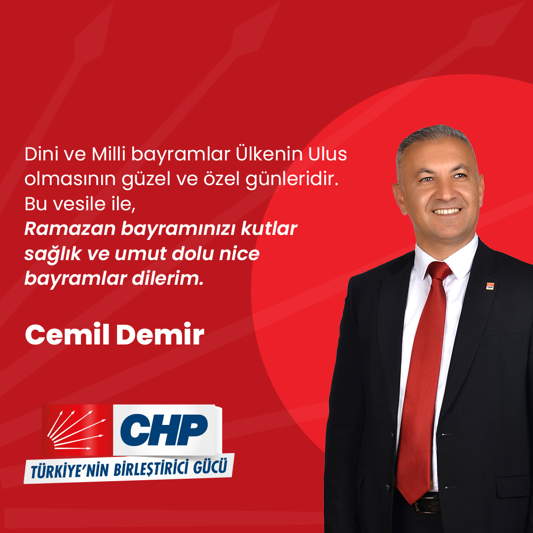 Ramazan bayramınızı kutlar, sağlık ve umut dolu nice bayramlar dilerim. #herkesicinchp <a href="/kilicdarogluk/">Kemal Kılıçdaroğlu</a> <a href="/chpgaziantepil/">CHP Gaziantep İl Başkanlığı</a> #chp #doğalgaz #Malatya #Ramazanbayramı #bayram