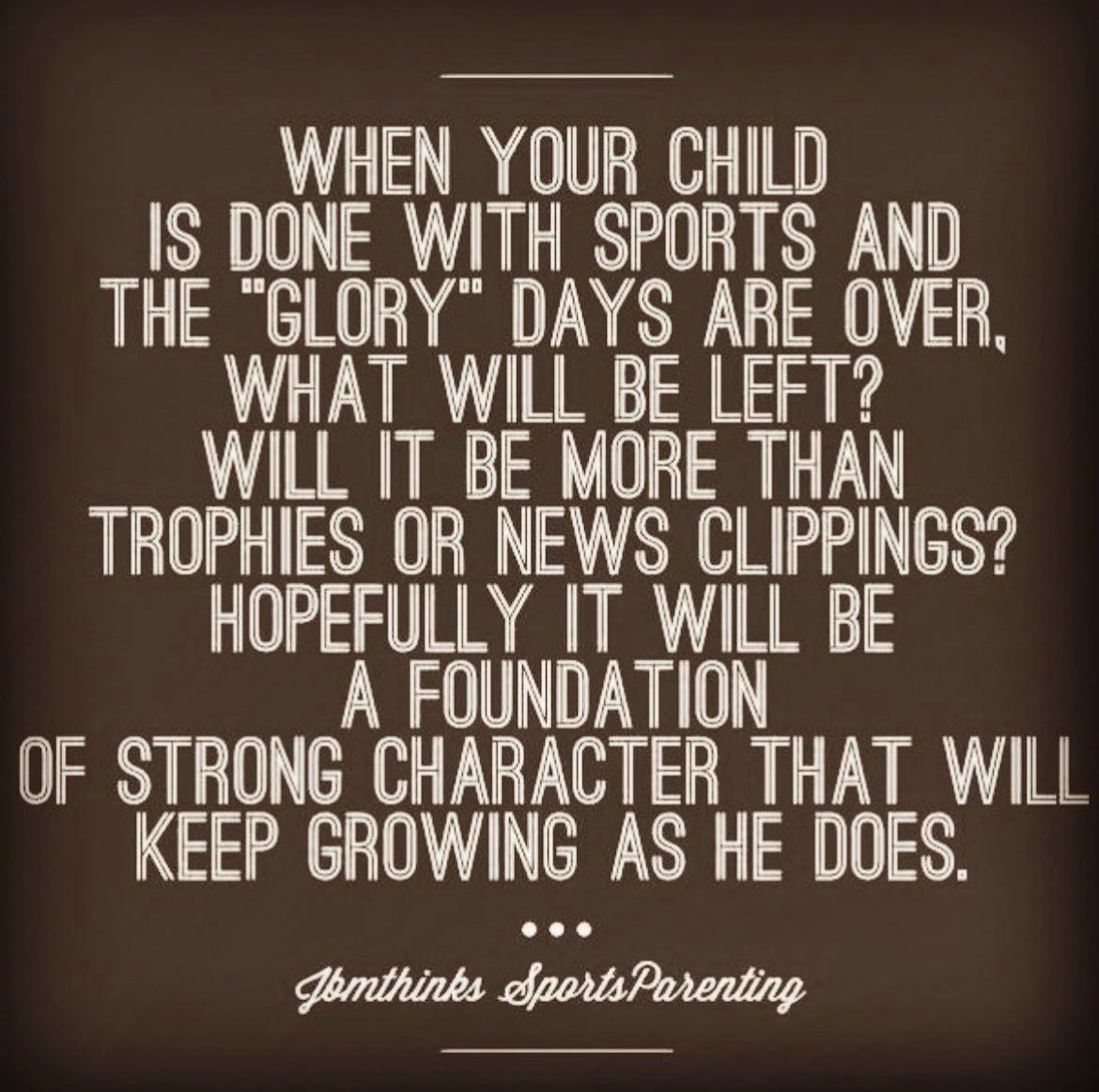 pbjamisonATC's tweet photo. Sport is so much more than wins &amp; losses. Sport teaches us to work as a team, to trust, to stay disciplined, and how to overcome adversity. Sport allows us to learn that hard work pays off! 
Above all, participation in sport allows us to be better humans. 
Let kids play sports! https://t.co/XzKmKmiC04