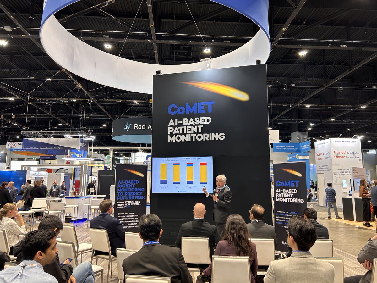 That's a wrap for #HIMSS23! Did you get a chance to stop by and learn about CoMET, a predictive healthcare tool to foresee the risk of future critical events? 💡 Learn more here 👉 b.link/htdkks

 #artificialIntelligence #digitalhealth #nkallday