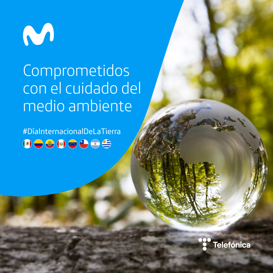 agomezpalacio's tweet photo. En #TelefónicaHispam reforzamos los compromisos para cuidar nuestro hogar: el planeta.
 
En 2023, reduciremos 64% (vs 2015) nuestras emisiones en Hispanoamérica 🇲🇽🇨🇴🇪🇨🇵🇪🇻🇪🇨🇱🇦🇷🇺🇾, equivalente a más de 480 mil toneladas anuales de dióxido de carbono #DíaInternacionalDeLaTierra. https://t.co/FtttElMCEJ