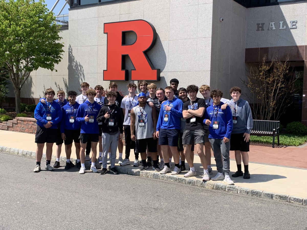 Coach_PrimeZeus's tweet photo. Thanks to the entire @RFootball staff for allowing us to attend one of their Spring practices today. Appreciate the hospitality!! @GregSchiano @RamonS_RU https://t.co/MsAUqUtVsy