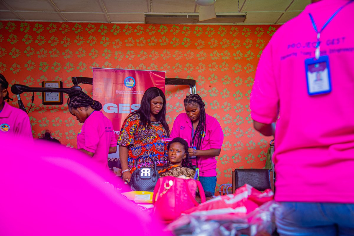 Deltahagcd's tweet photo. The Delta State Ministry of Girl Child Entrepreneurship and Development remains committed to providing opportunities for young women to acquire the skills and knowledge necessary for their economic growth and development.

#DeltaStateMGCED
#ProjectGEST
#Fantastic500 https://t.co/pGKhwMEYry