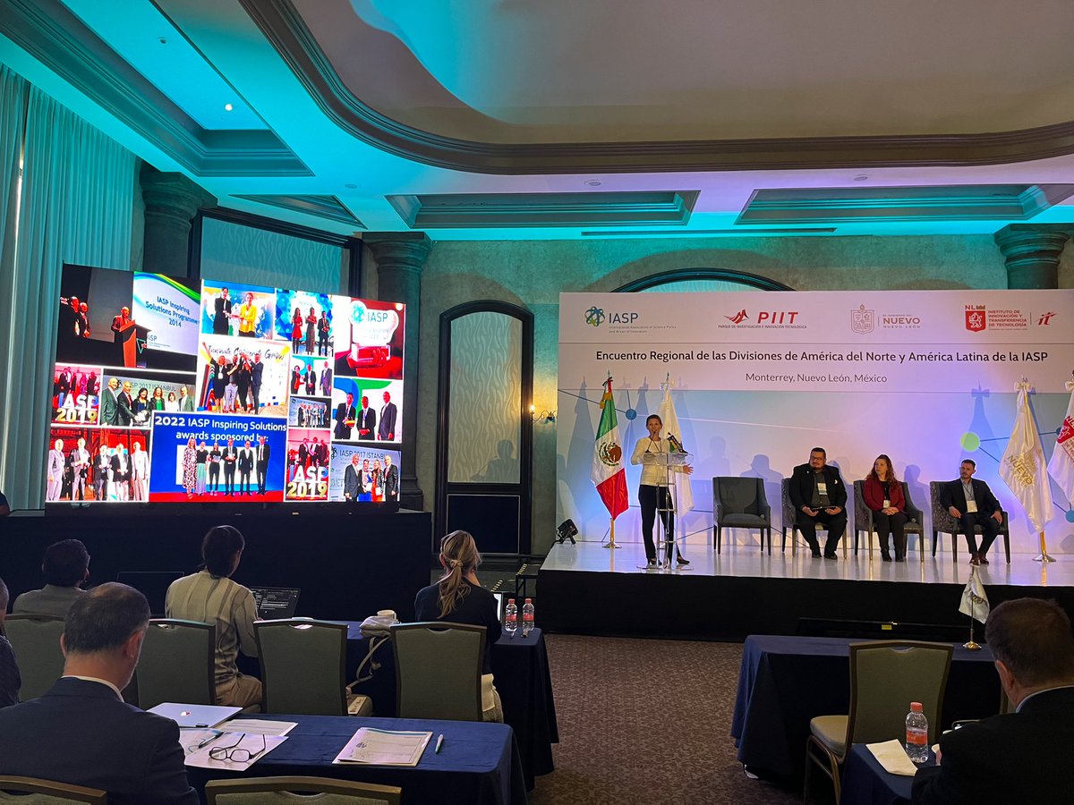 IASPnetwork's tweet photo. Global best practices and new ideas in the #InspiringSolutions session at #IASPmonterrey, with initiatives to increase the visibility of women, a hackathon to find solutions for local challenges and a sponsored launch to help new businesses get off the ground https://t.co/vhtzxQmimm