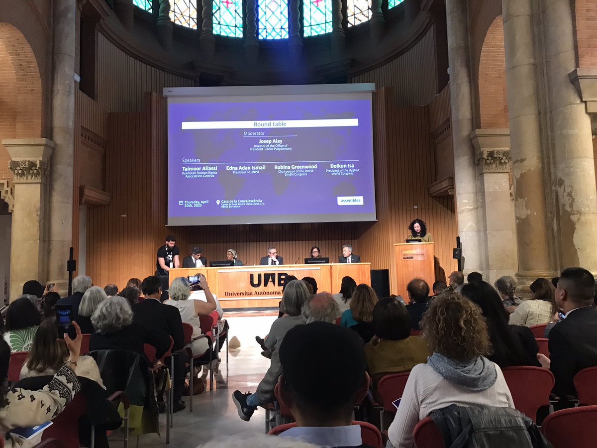 fll_cat's tweet photo. Very interesting presentation of the report “The struggle for self-determination and independence around the world: success, resilience and survival’ by @CataloniaGlobal and round table moderated by @josepalay, organized by @assemblea 
 @assemblea_int https://t.co/2CLAc4A89D