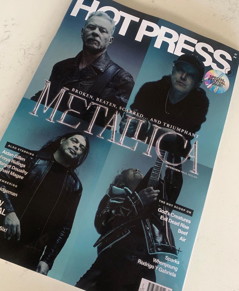 LimePasses's tweet image. When you’ve been reading this iconic magazine for over 40 yrs &amp;amp; finally you get to place an add in it, very happy with this @hotpress  #festival issue #metallica #freyaridings #cover #pass #backstagepass @Metallica @FreyaRidings