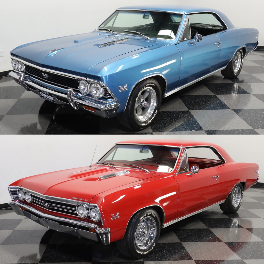 streetsidecars's tweet photo. #Chevelles! This 1966 #Chevrolet Chevelle SS 396 #L78 and 1967 Chevrolet #Chevelle SS 427 are both from our #Tampa showroom! Which do you prefer? View these and over 1,600 more collector vehicles by visiting https://t.co/CG3RbkLHlE https://t.co/wsaS3uJTL4