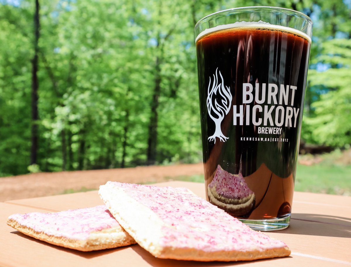 🫐 Wild Berry Tart 8% on tap now! 

This pastry Stout is brewed with Wild Berry Pop-Tarts, complemented by an overload of tangy berry overtones and a soft flaky crust finish.

#craftbeer #beer #gabeer #atlbeer #drinkcraft #georgia