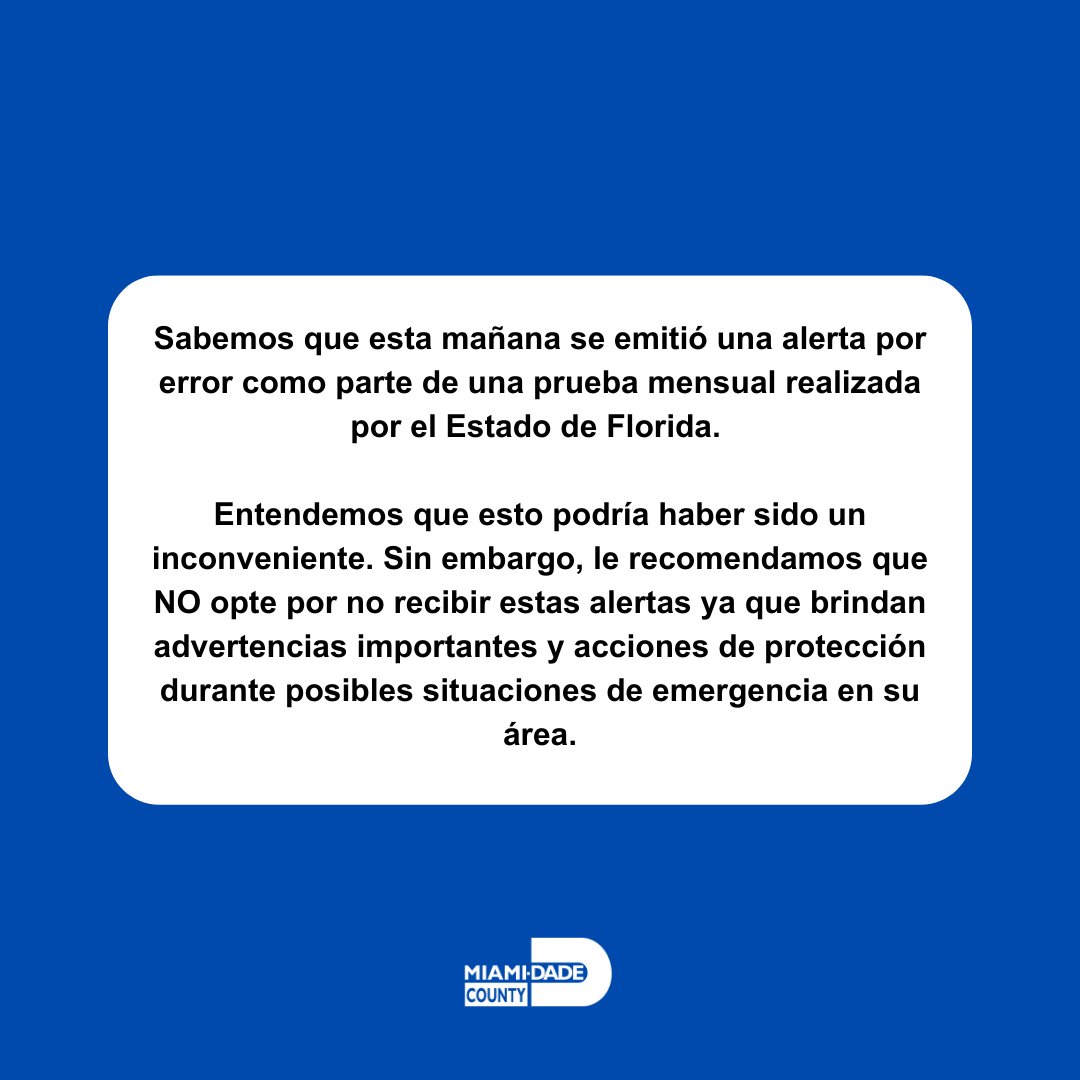Miami-Dade County EM tweet media