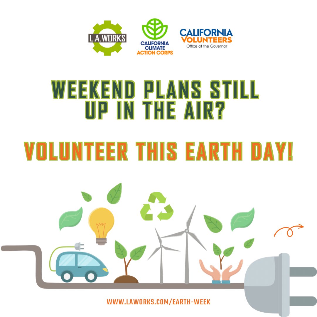 LAWorksNow's tweet photo. 🚨🌎✨ #EarthDay is THIS Saturday 4/22, and these opportunities need your support to make their goals a reality. (1/2) https://t.co/MjPQbHjnKA