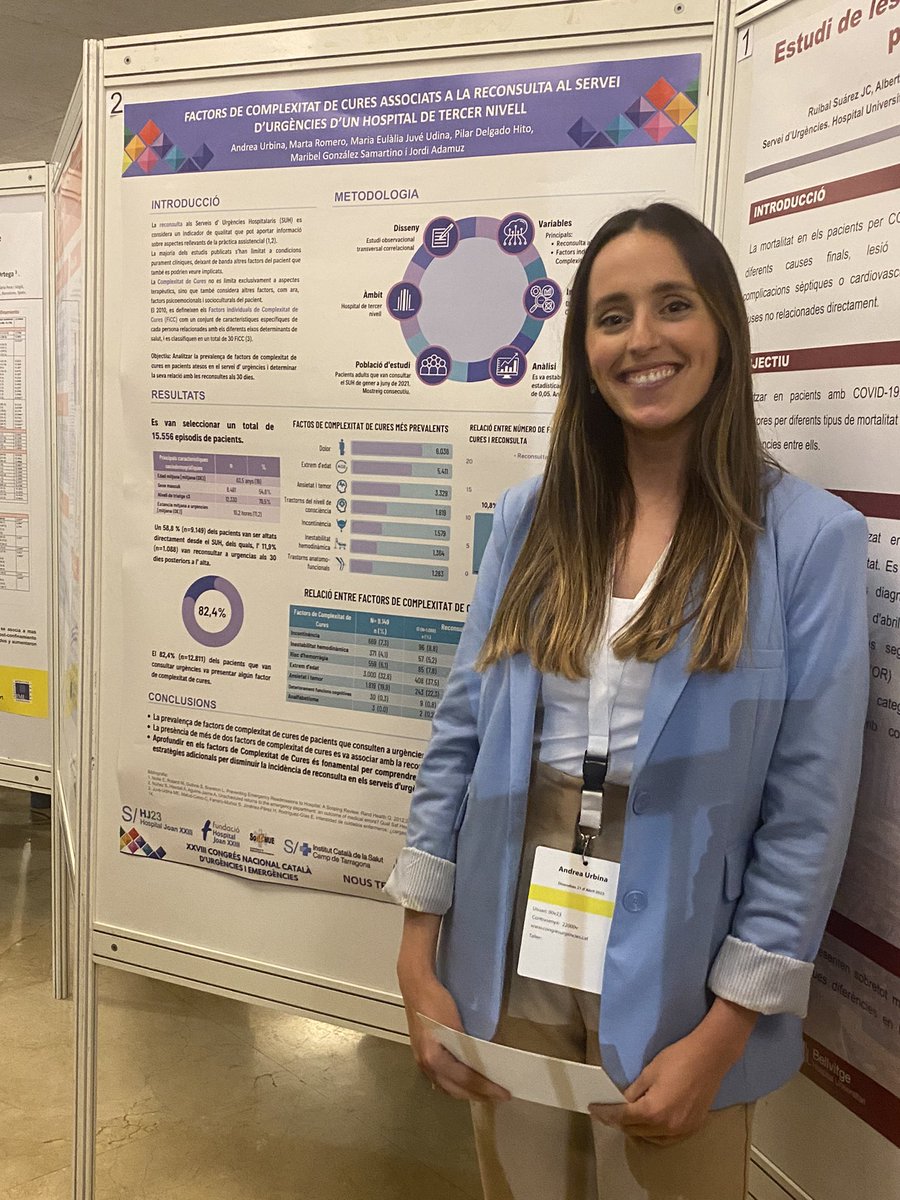 VanesaconG's tweet photo. #congresurgencies2023 L’equip d’infermeria continuem investigant i aportant. #orgullinfermer @urgbellvitge https://t.co/9tgdNRWHRY
