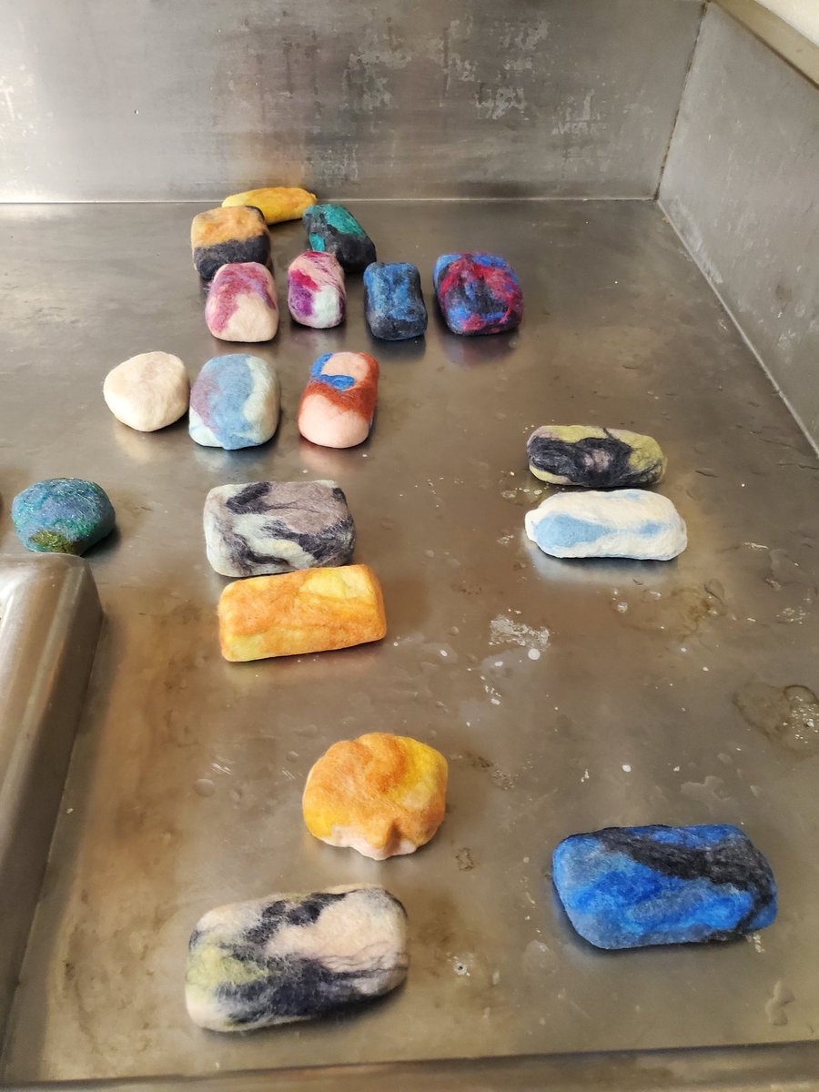 StuffLindenSays's tweet photo. Good things happen when students can utilize their imaginations and creativeness to make value-added farm products. 
Goat milk soap and felted wool soap socks are a must. 
#hashtag 
#SmallRuminantsRule
#OhioStateATI https://t.co/Je4V9zZKIy