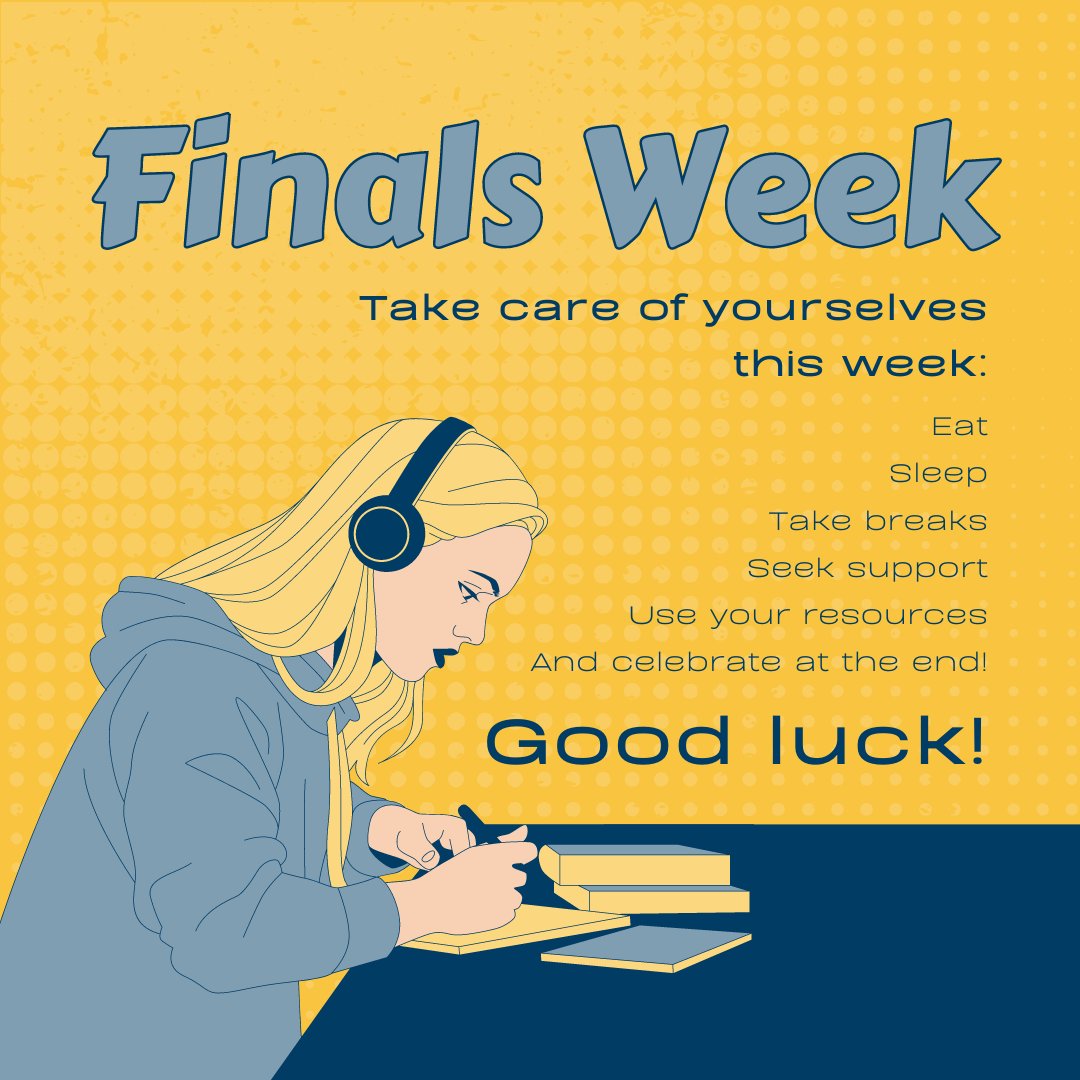 EnglishUnco's tweet photo. Good luck on finals this week, Bears! #EnglishBears #UNCOEnglish https://t.co/84oXK0AmsP