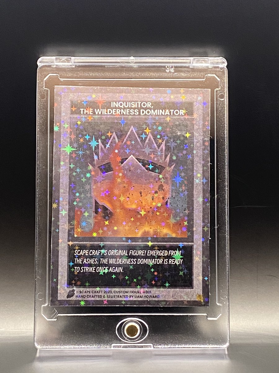 Scape_Ink's tweet image. Hey legends! I am open for commission! Check out my latest creation of OSRS Custom Cards! 

DM if interested, alternatively join our discord!